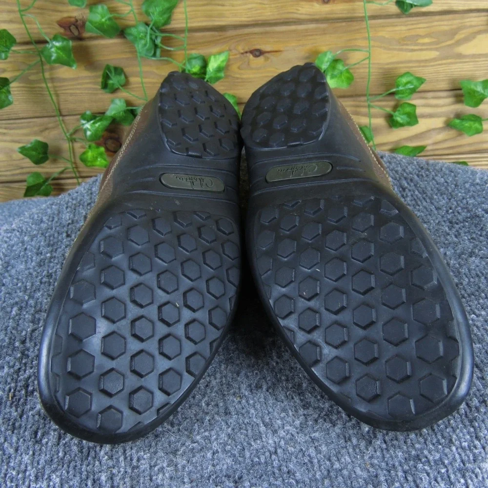 Cole Haan Tucker Venetian Men's 9.5 Brown Leather Slip-On Loafers Casual Comfort